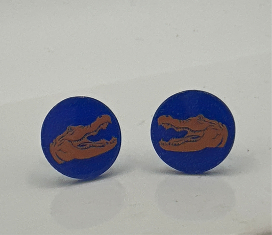 Gameday Gator Stud Earrings