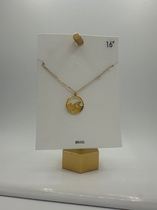 Gold "Wave" Necklace