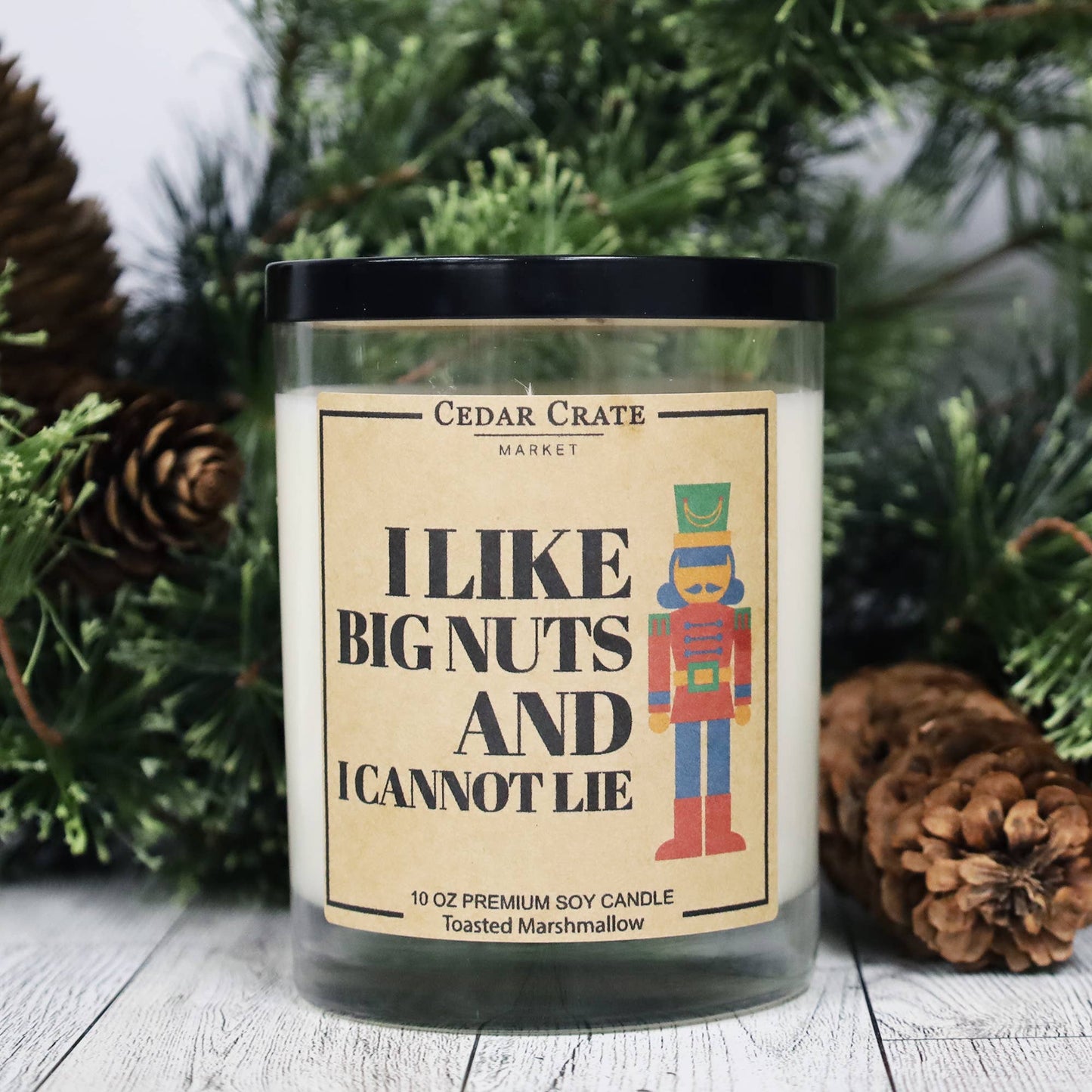 Christmas Candle - I Like Big Nuts And I Cannot Lie