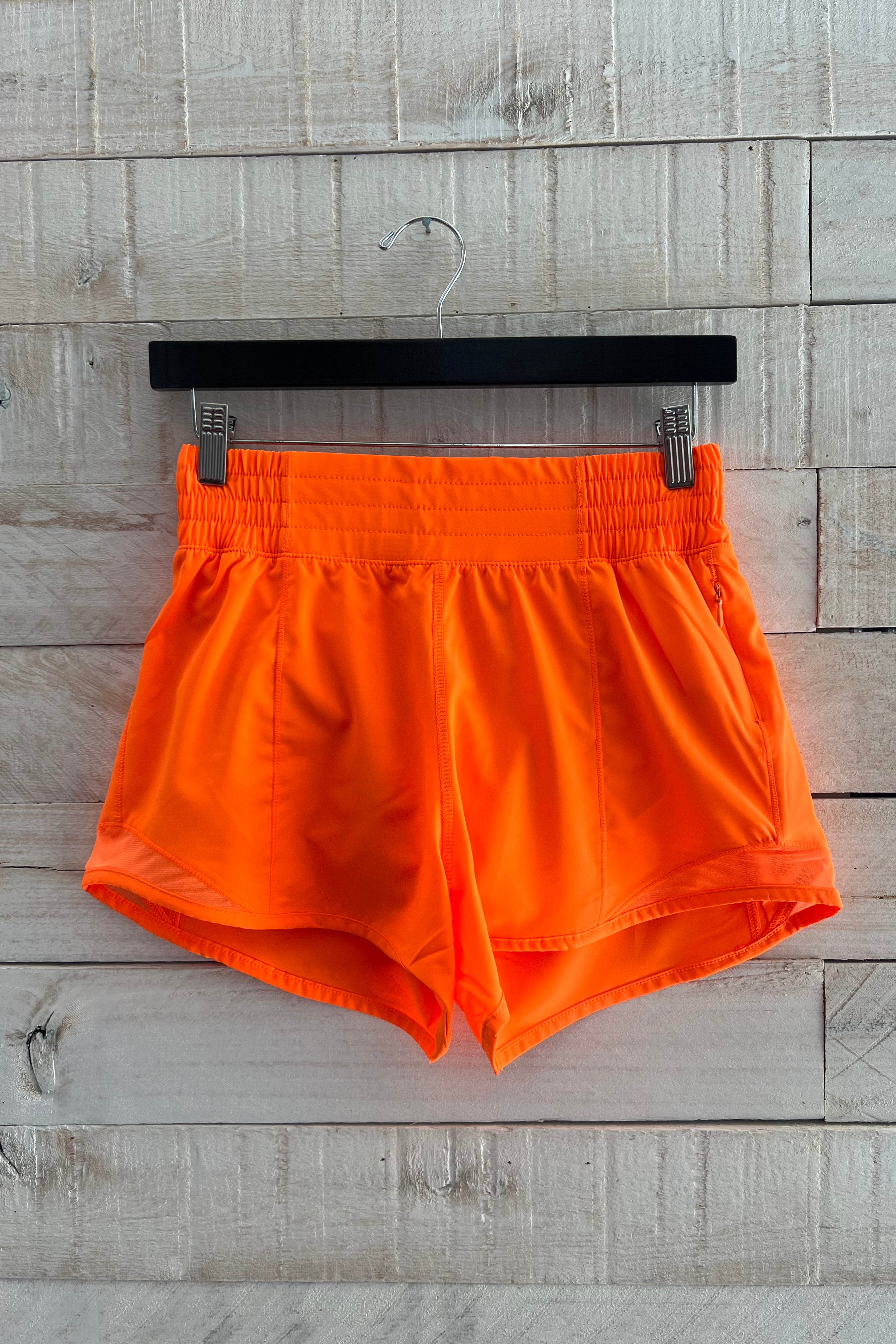 Mesh Active Shorts Neon Orange