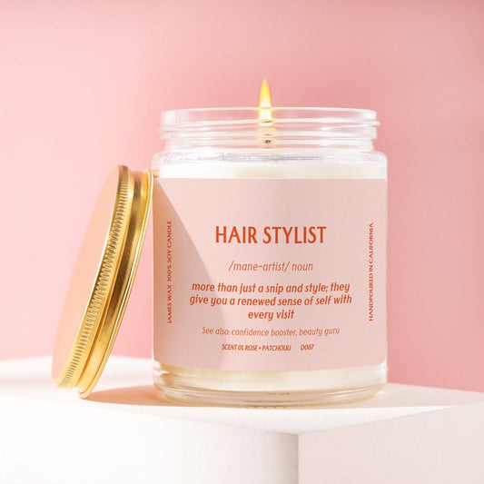 Hair Stylist Candle Definition Candle