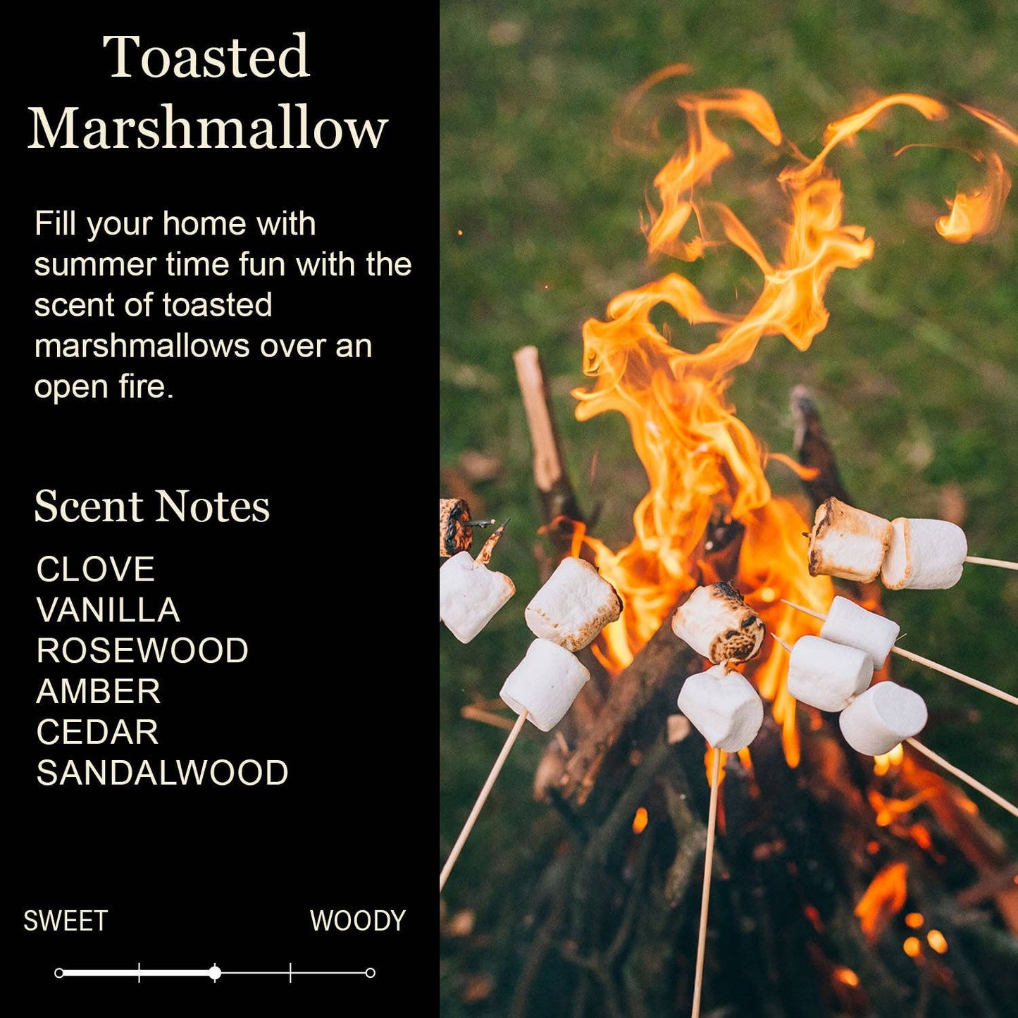 Fall Candle | Flannels, Bonfires & S'mores Home Decor