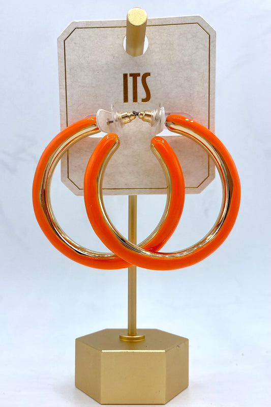 45mm Color Enamel Hoops