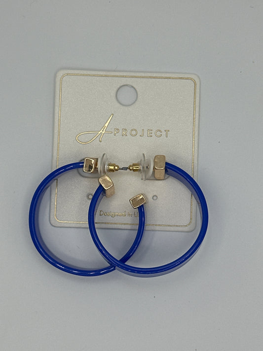 Gold Edge Blue Hoops