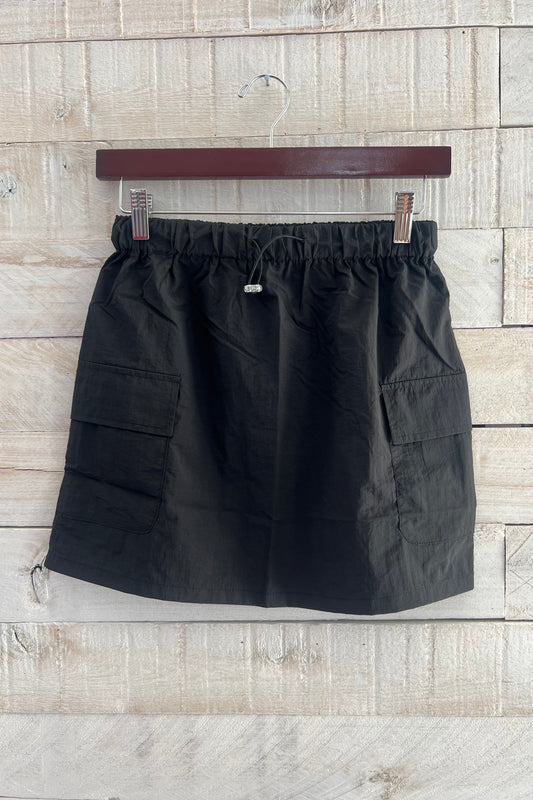 Elastic Mini Skirt