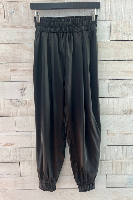 Satin Jogger Pants