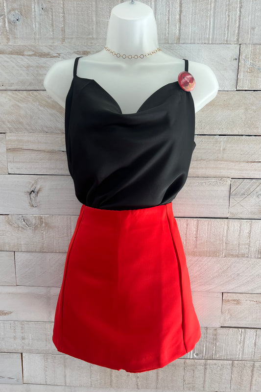 High Waisted Skort