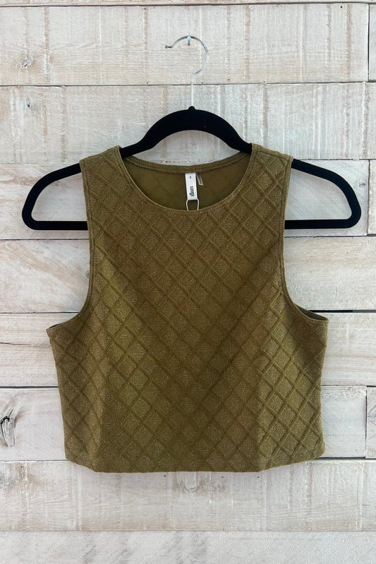 Cropped Shimmer Top