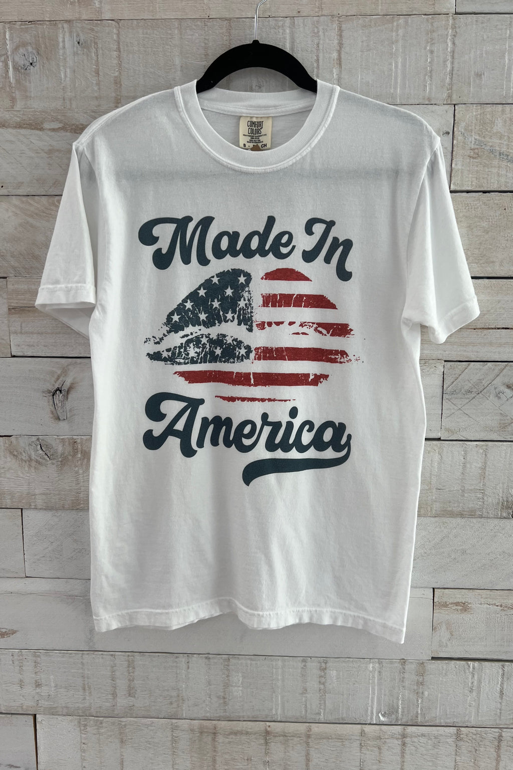 Made In America Graphic Tee- White