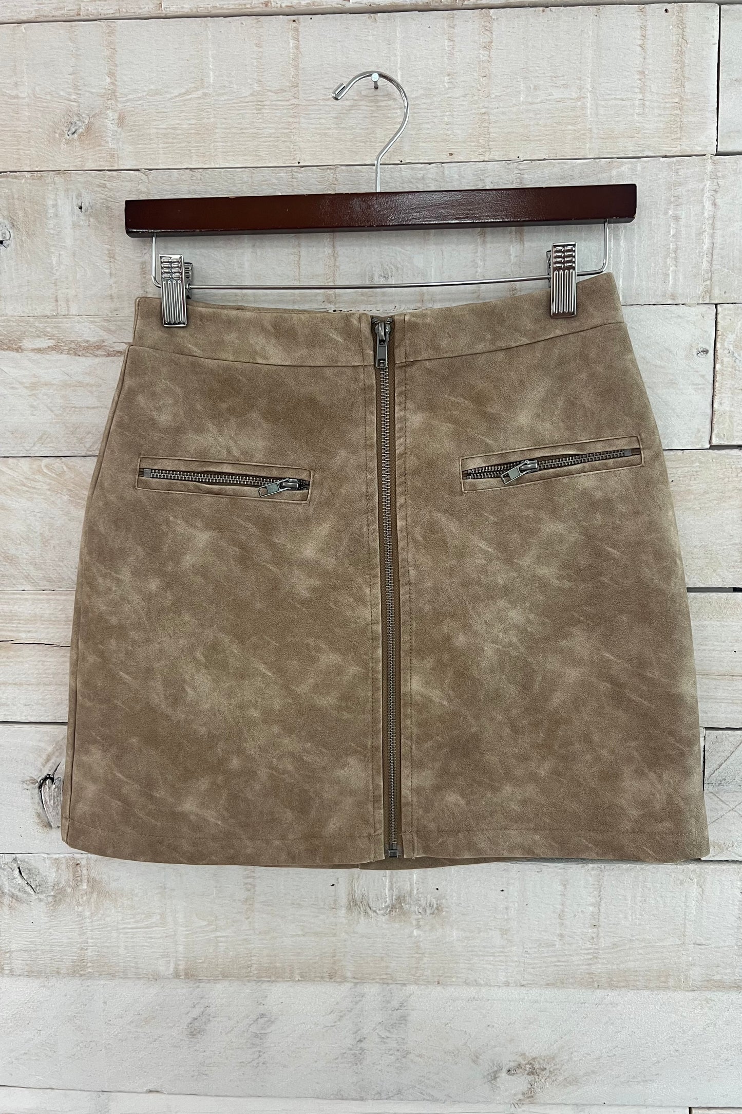Leather Mini Skirt