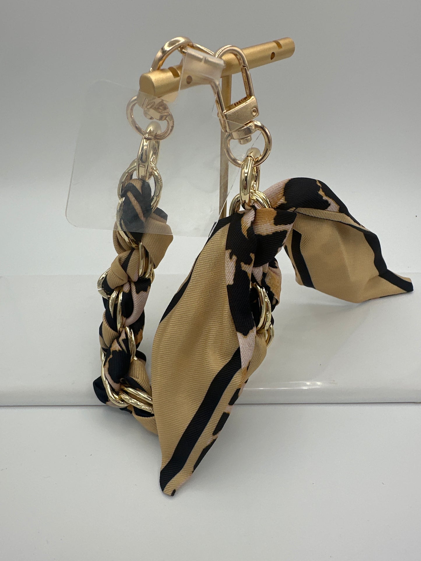 Animal Print Scarf Phone Strap/Keychain