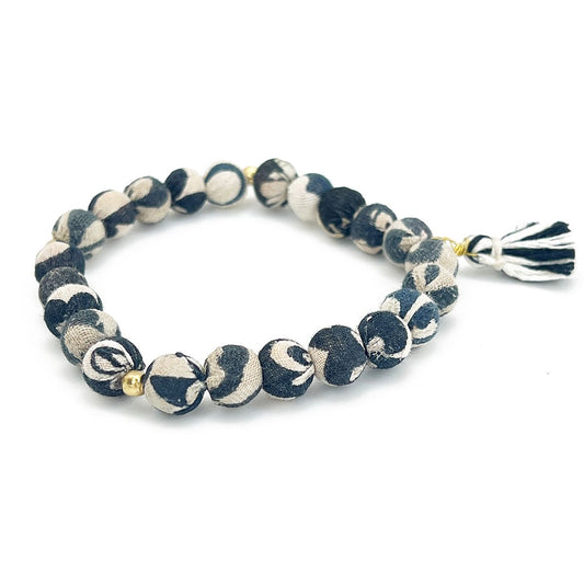 Aasha Monochrome Tassle Bracelet