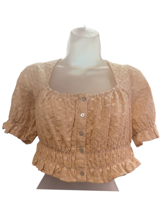 Girlie Eyelet Crop Top