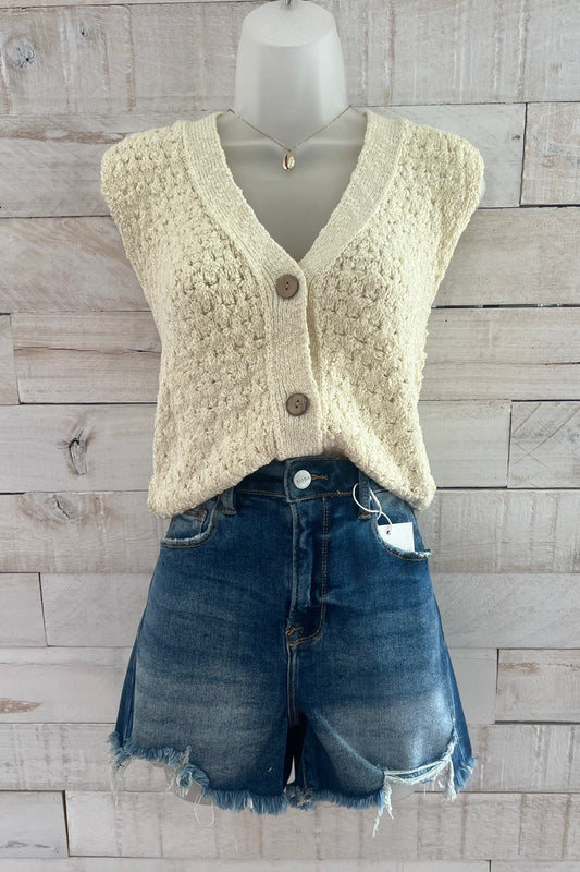 Sleeveless Knitted Vest