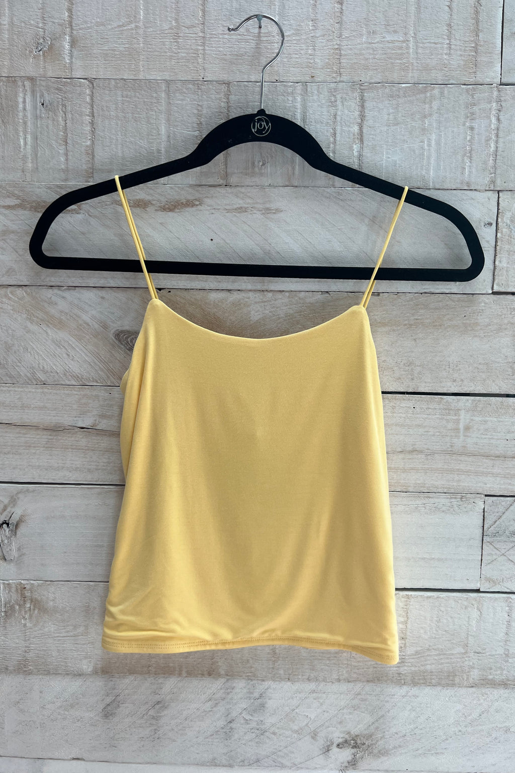Basic Solid Cami- Yellow