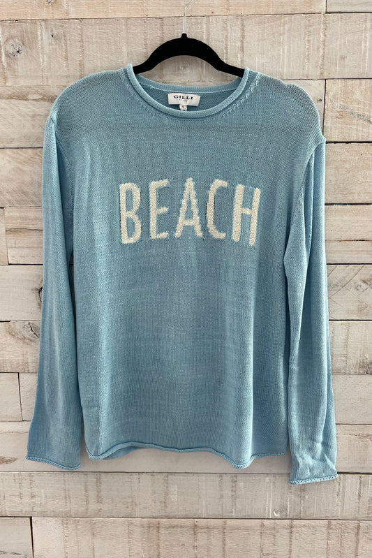 "Beach" Light Weight Sweater