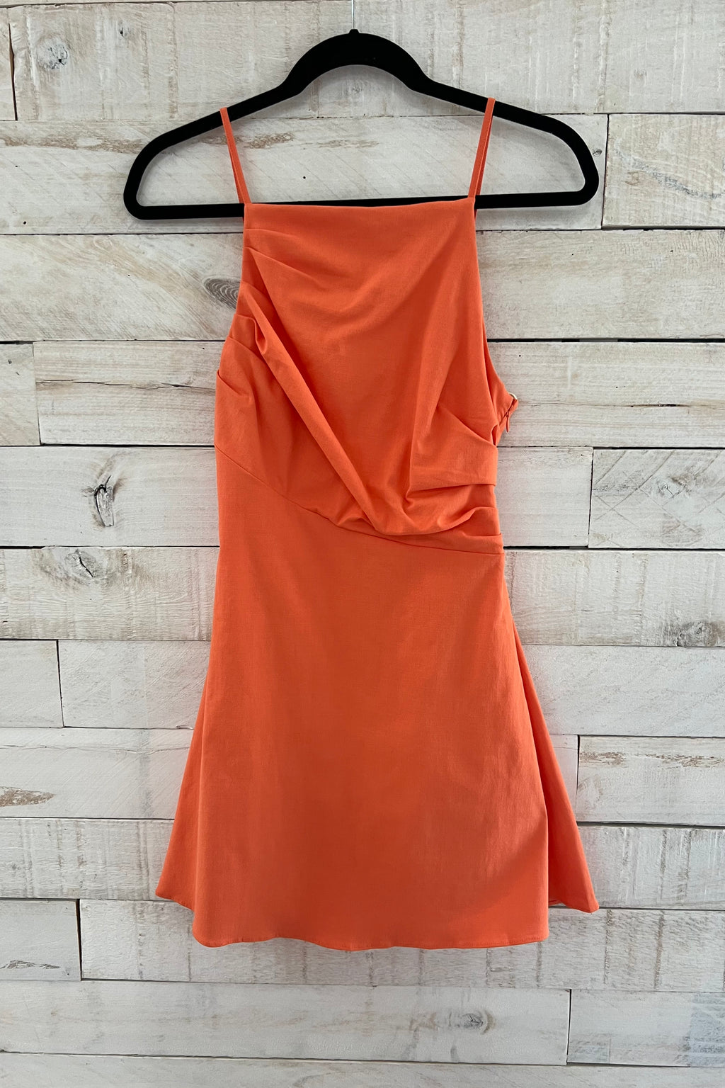 Asymmetric Cami Dress- Papaya