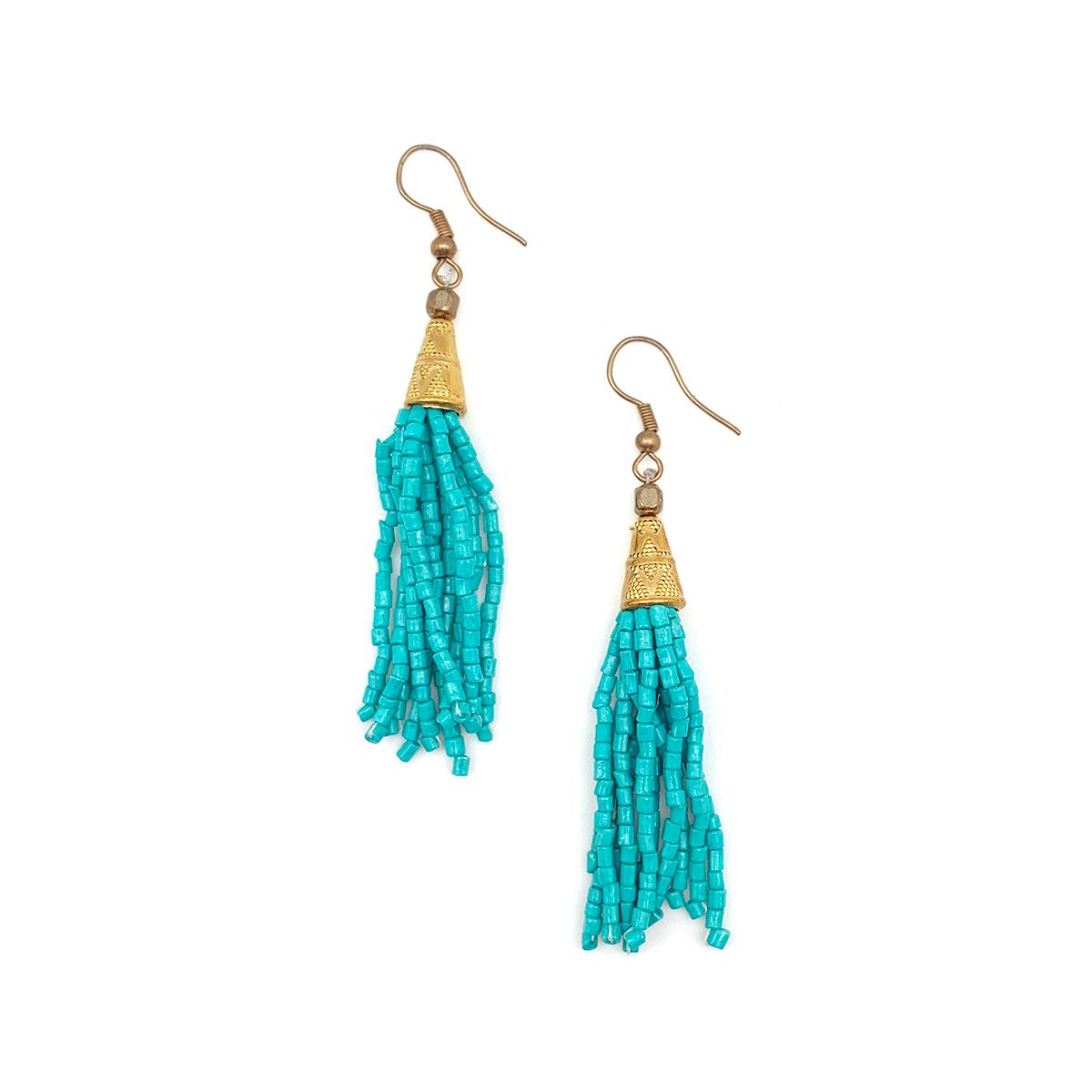 Sachi Island Waterfalls Tassel Earrings