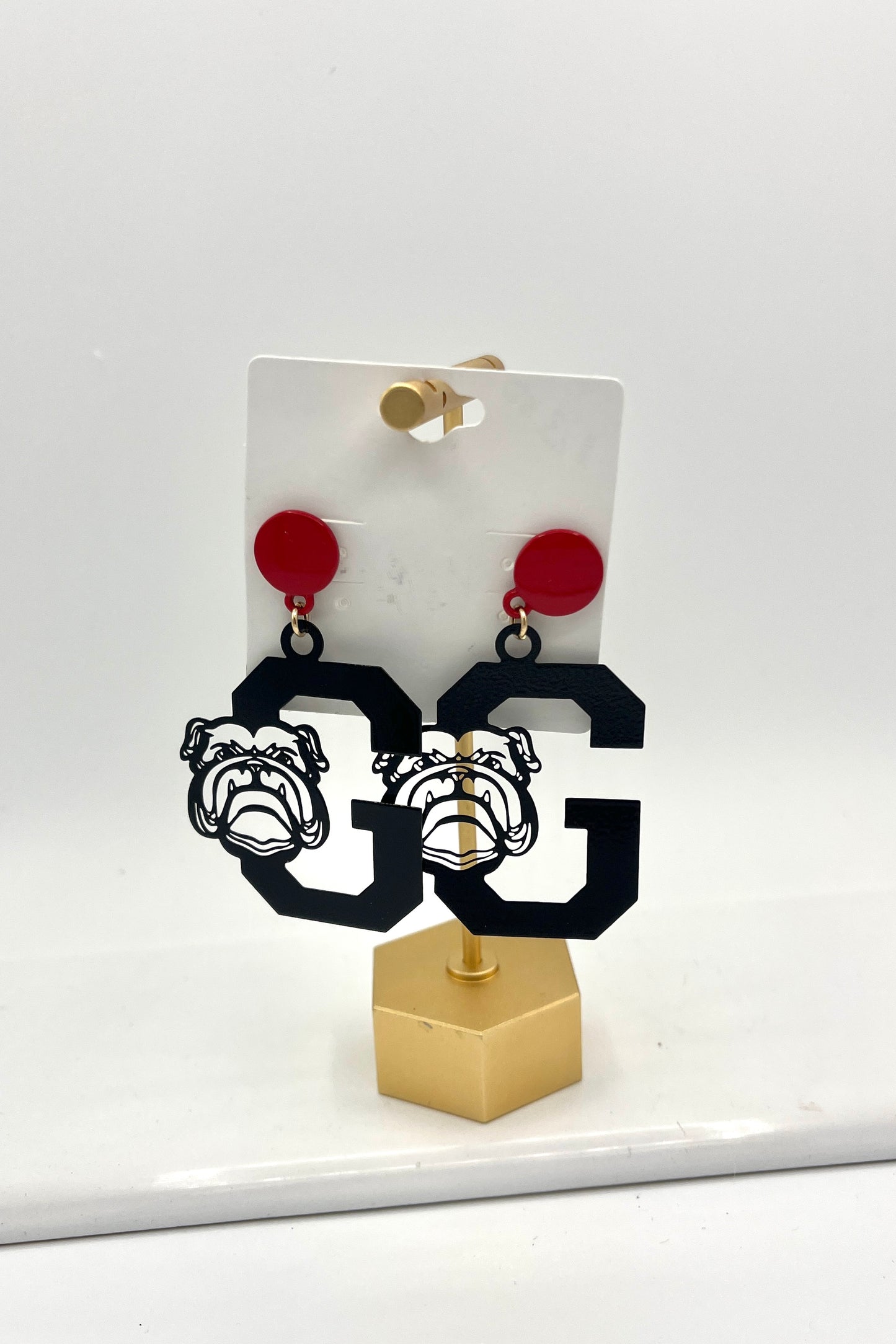 G Georgia Bulldogs Earrings