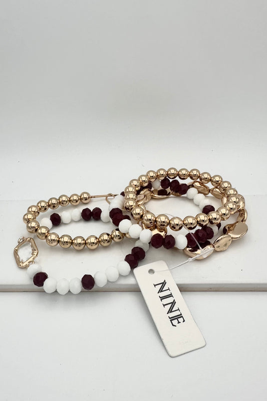 Gameday Beaded Bracelet