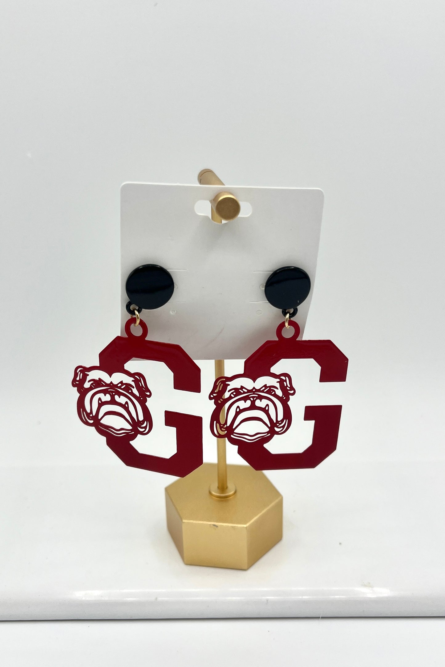 G Georgia Bulldogs Earrings