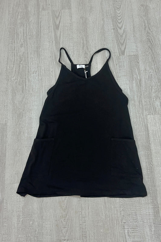 Built-In-Shorts Knit Sleeveless Mini Dress
