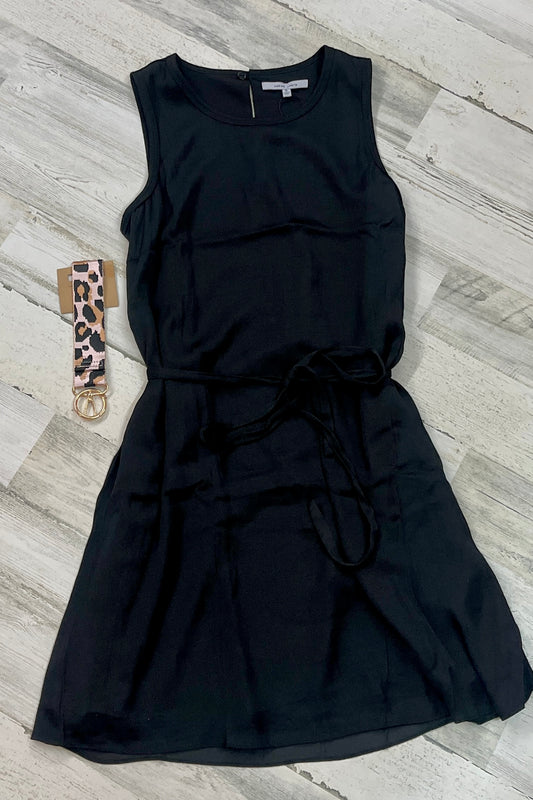 Sleeveless Dress with Belt