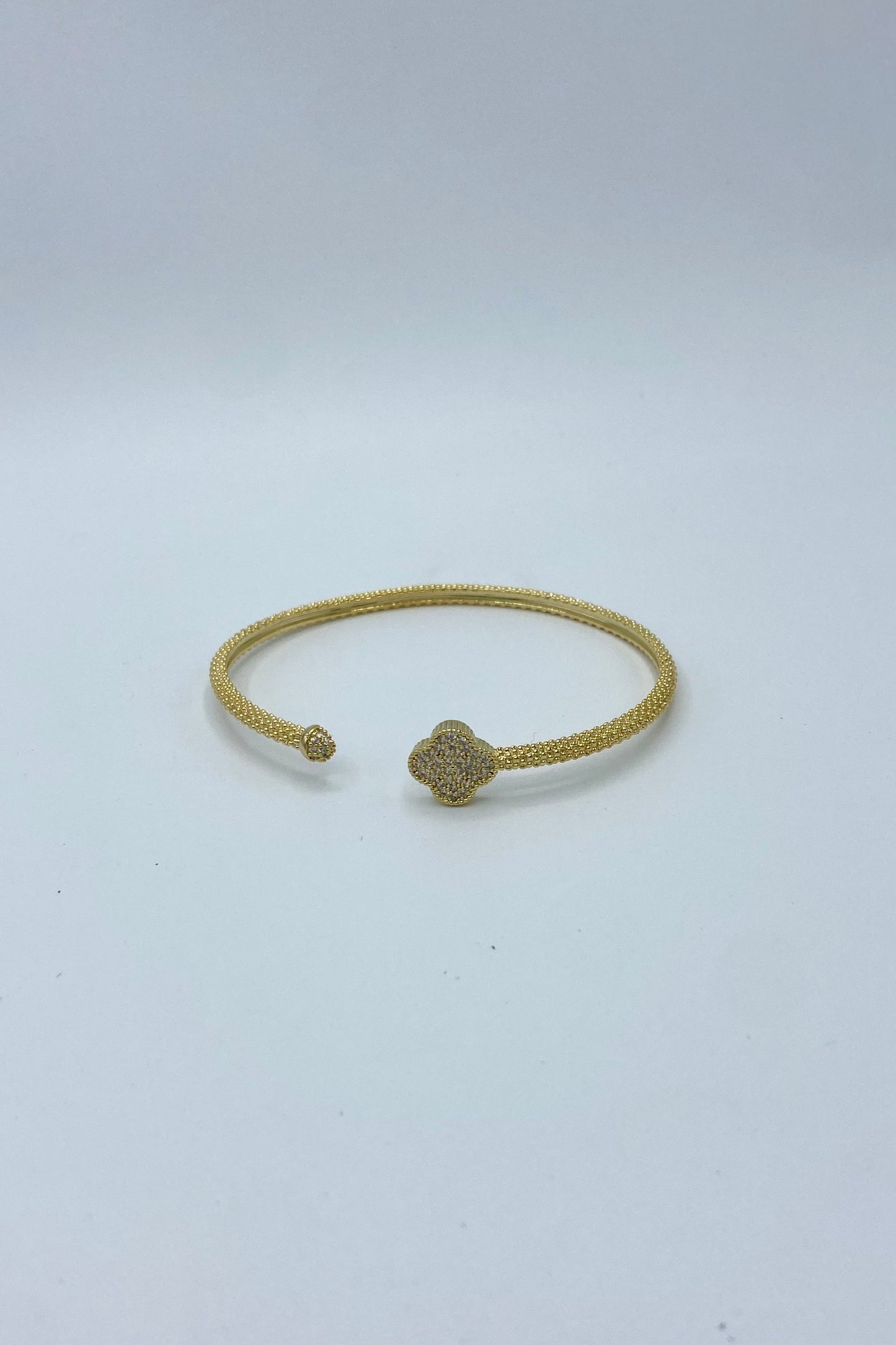 Clover & Half Ball Bracelet