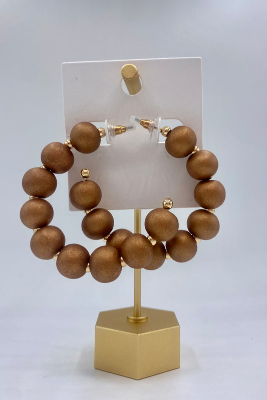 Brown Ball Hoops