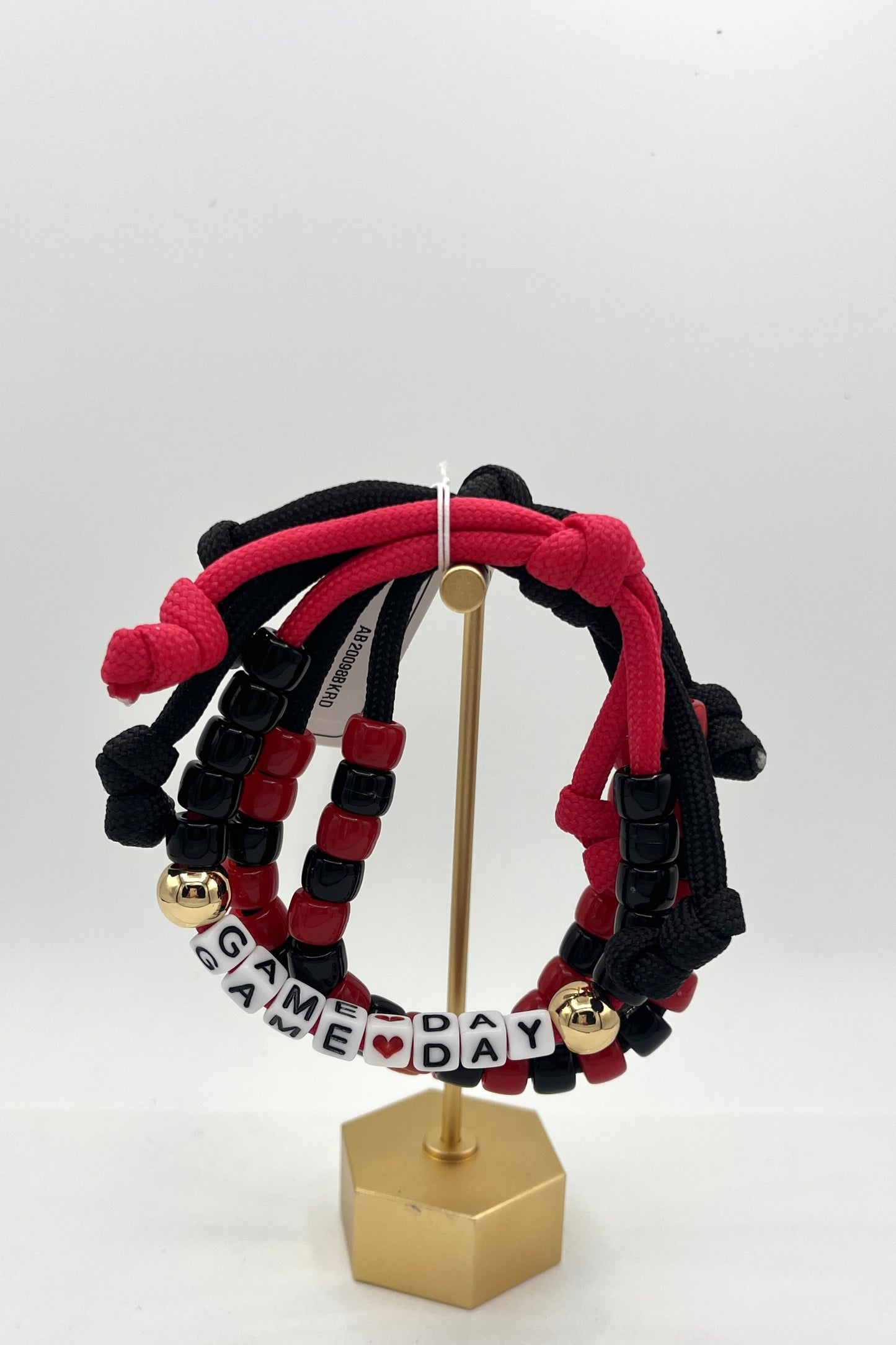 Written Beaded Gameday Bracelets