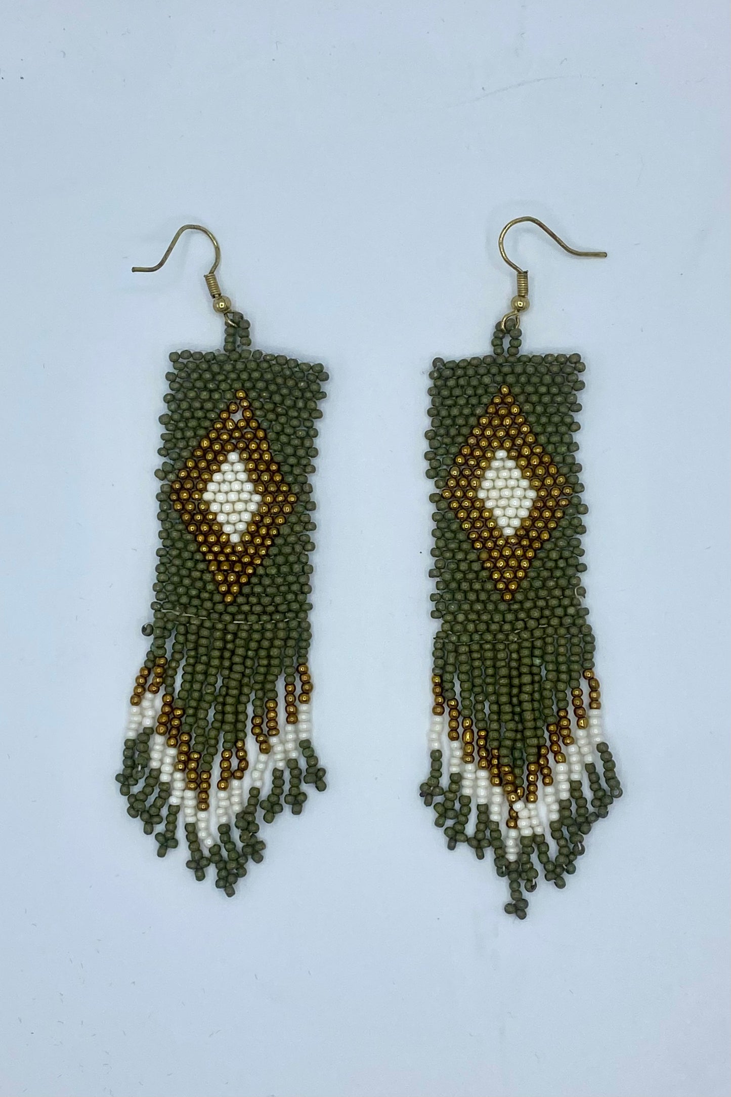 Beaded Tassel Boho Earrings