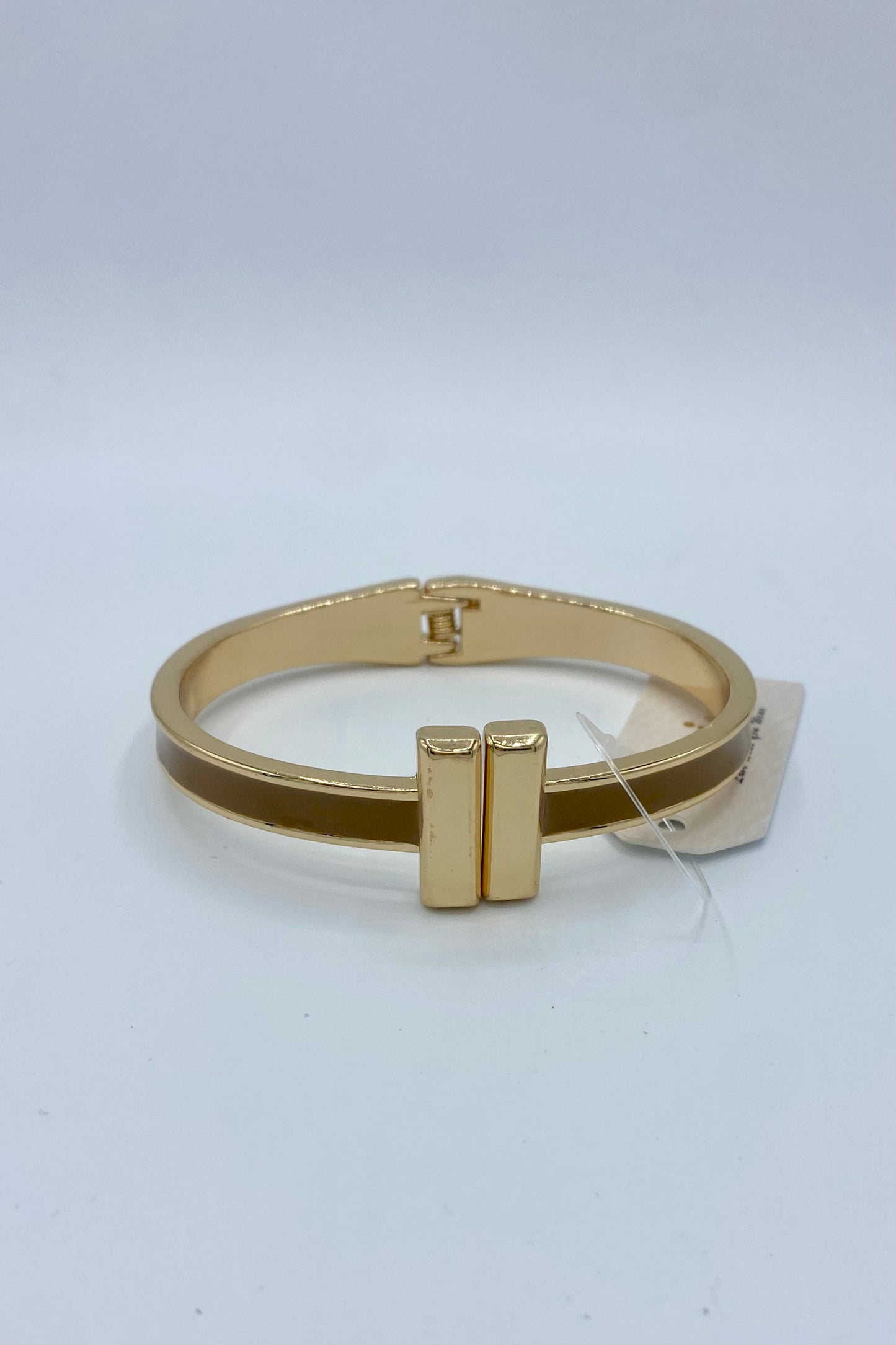 End Bar Color Coated Bangle Bracelet