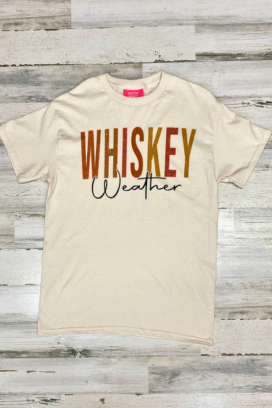 Whiskey Weather Oversized Tee