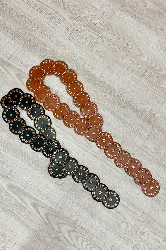 Boho Leather Belt