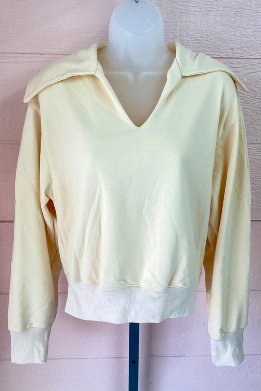 Casual Collared Pullover