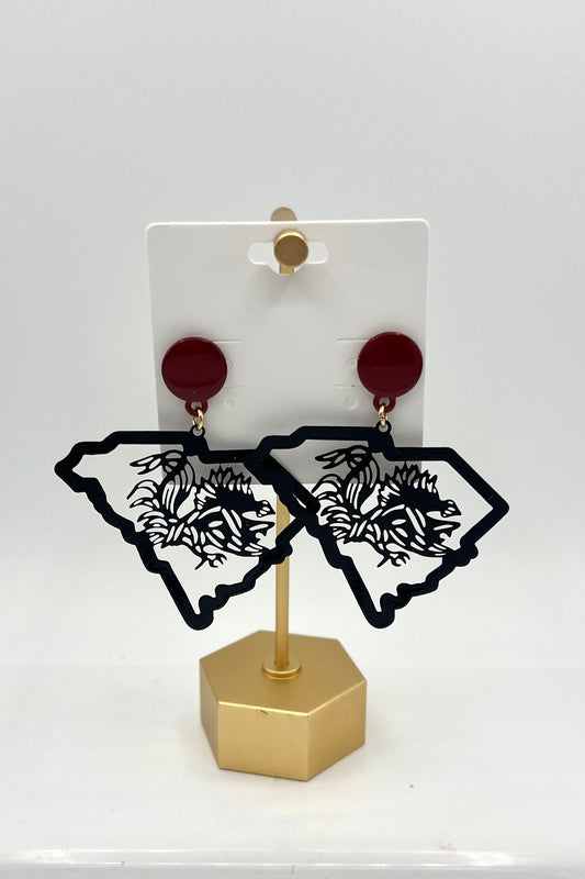 Metal Detailed Earrings