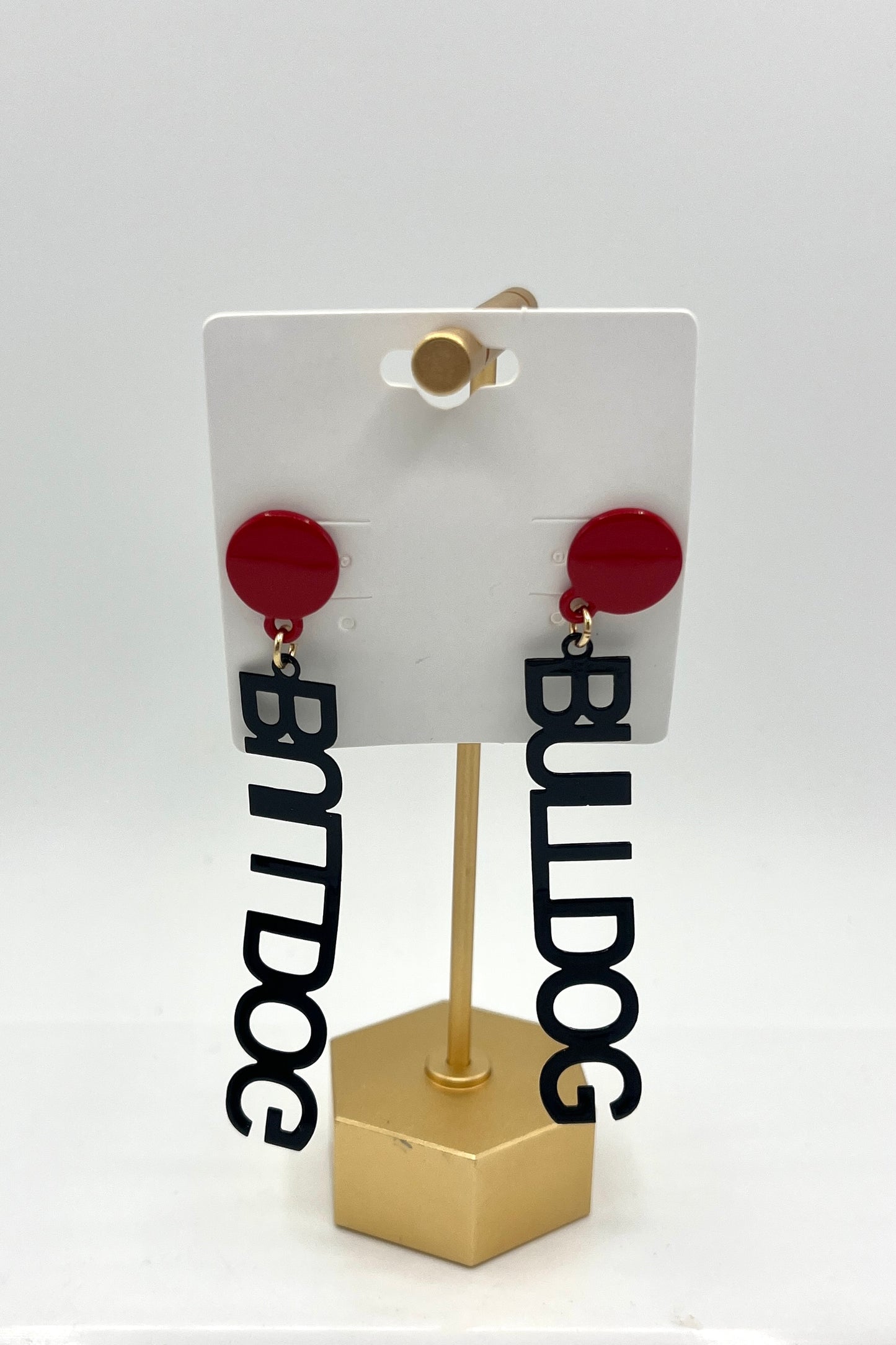 Bulldog Earrings