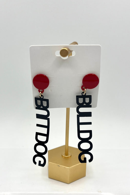 Bulldog Earrings