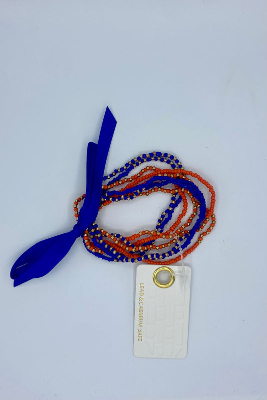 Beaded Gameday Bracelet Set