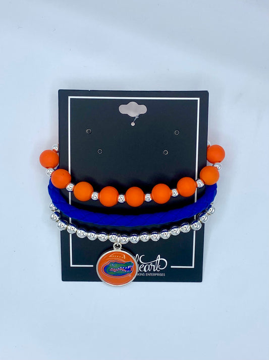 UF Gators Bracelet Stack