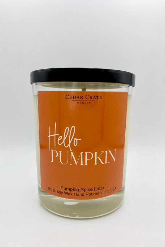 'Hello Pumpkin' Seasonal Candle
