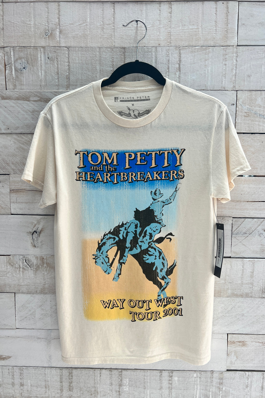 Tom Petty Western Graphic Tee- Natural