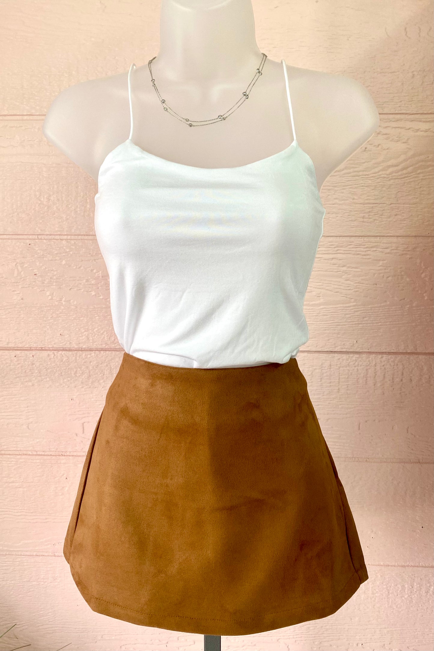 Chic Suede Skort