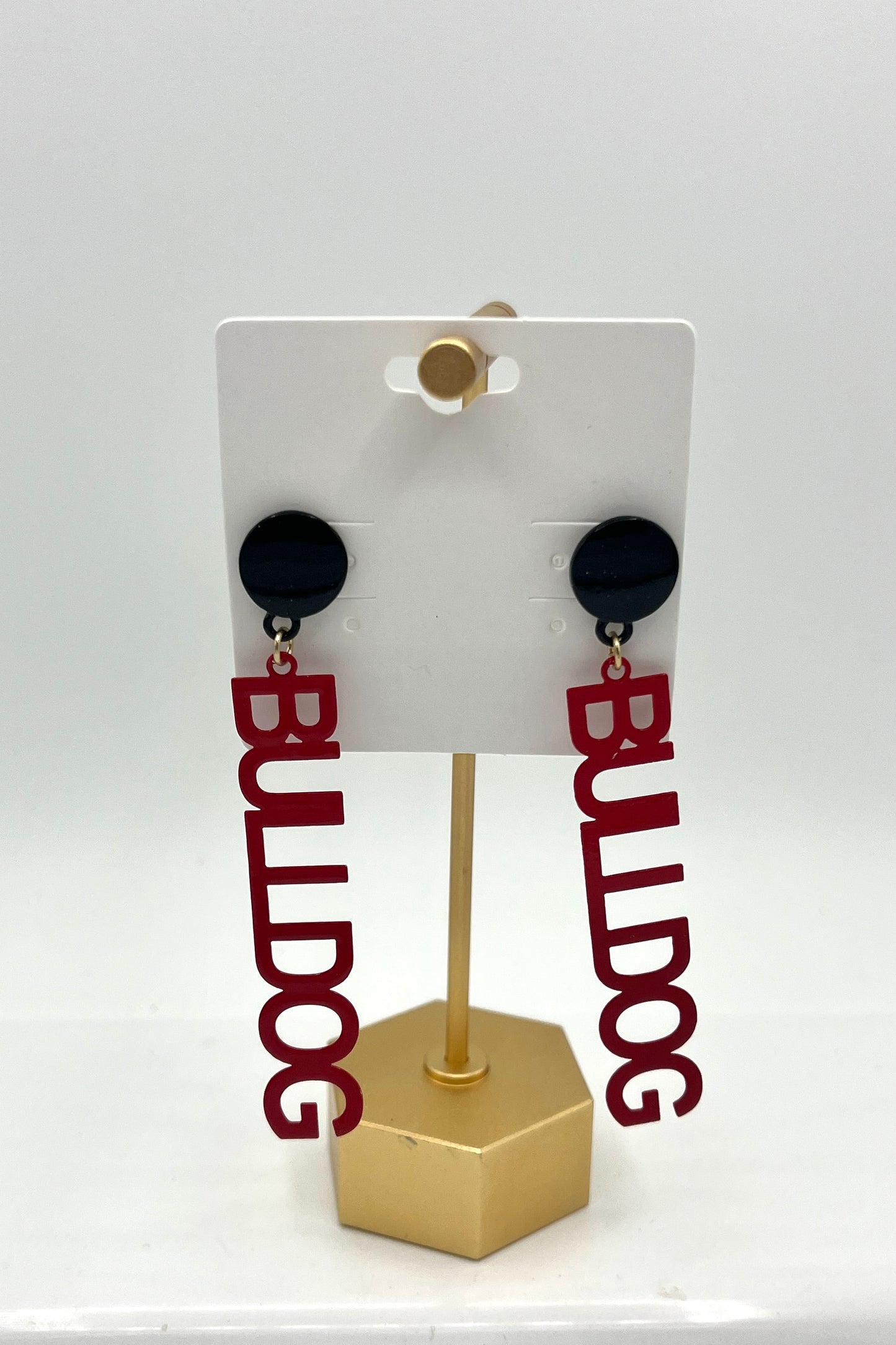 Bulldog Earrings