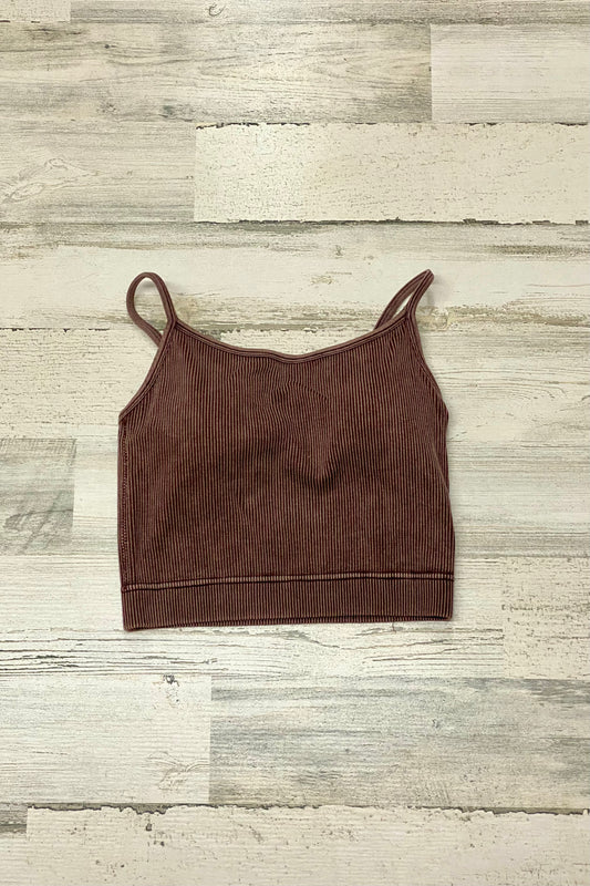Stone Washed Seamless Tank Top