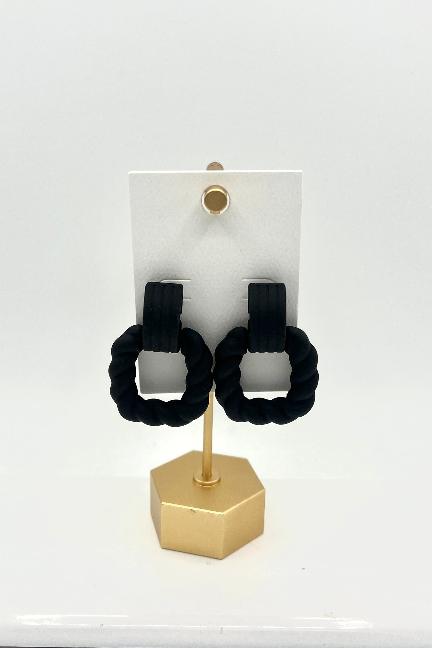 Twist Knotted Earrings