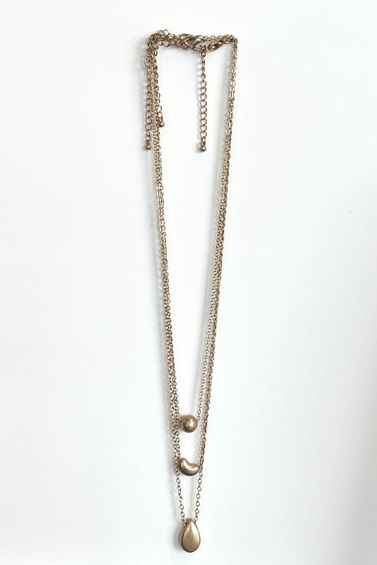 Geometric 3 Piece Necklace Set