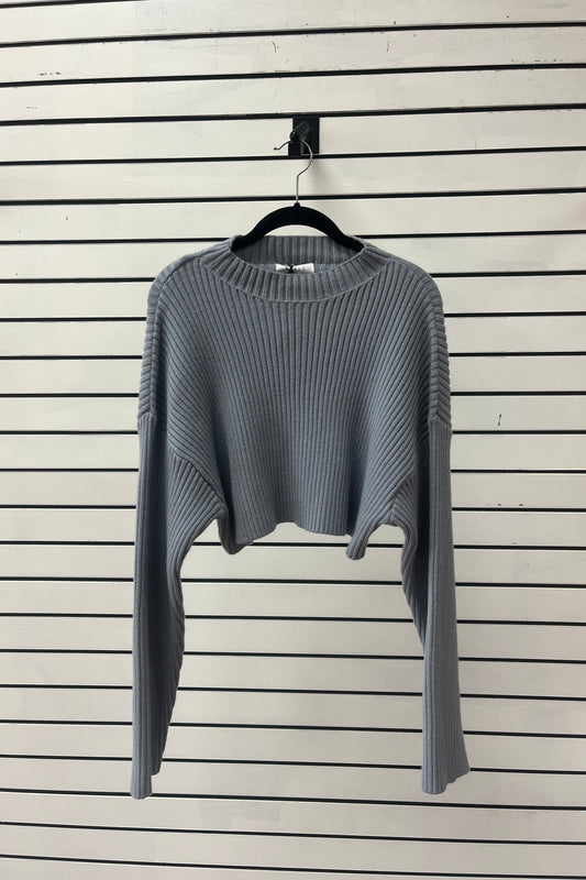 Ribbed Cropped Sweater