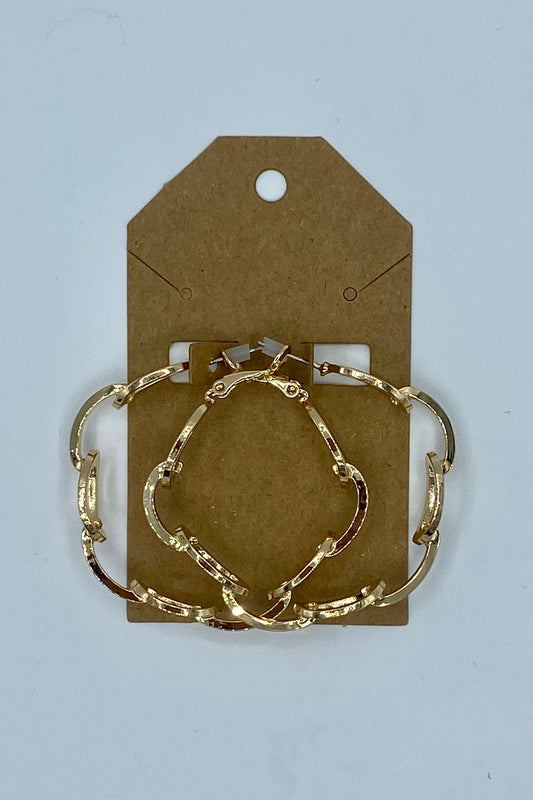 Linked Oval Hoops