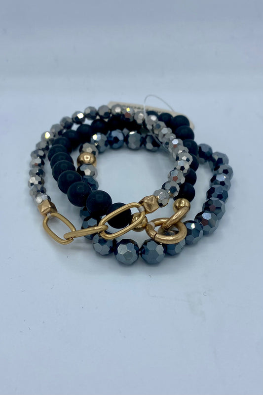 Beaded Stone Bracelet